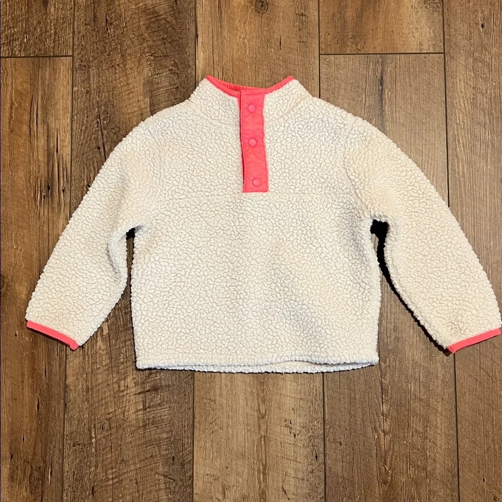 Baby Gap Sherpa Pullover Sweater for Toddler Girl, 4T